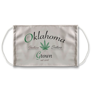 Oklahoma Grown Sublimation Face Mask