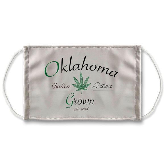 Oklahoma Grown Sublimation Face Mask