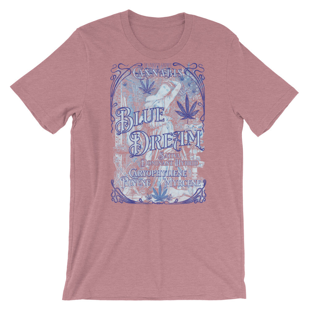 Blue Dream Short-Sleeve Unisex T-Shirt – Oklahoma Grown Apparel Blue Dream Short-Sleeve Unisex T-Shirt – Oklahoma Grown Apparel