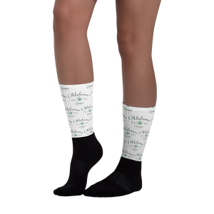 Black Foot Sublimated Socks - L