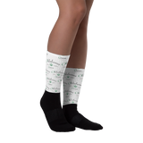 Black Foot Sublimated Socks - L
